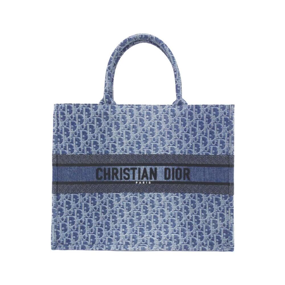 Christian Dior DENIM DIOR OBLIQUE Book Tote Large M1286ZEGC Handbag